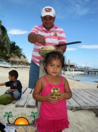 Chopping-Coconut-Girl