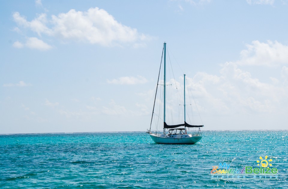 Sailing Ambergris Caye Catamaran Belize Caribbean-1