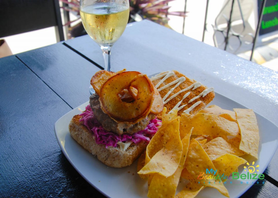 Apple Pork Burger Mesa Cafe San Pedro