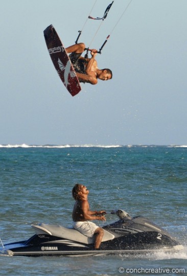 Kiteboarder